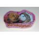 Decoupet-tarra tekstillä iso