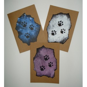 Taidekortti tassuaiheella